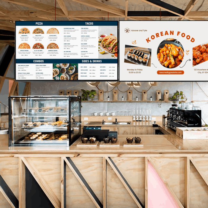 Restaurant digital menu board installation near me in alabama